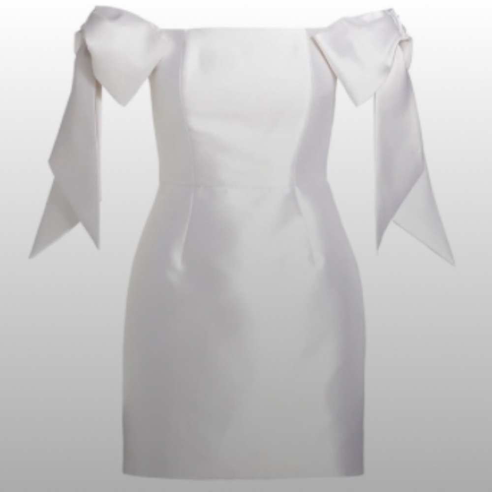 Alexia Maria - Isabella Silk-Wool Blend Minidress - Size 4